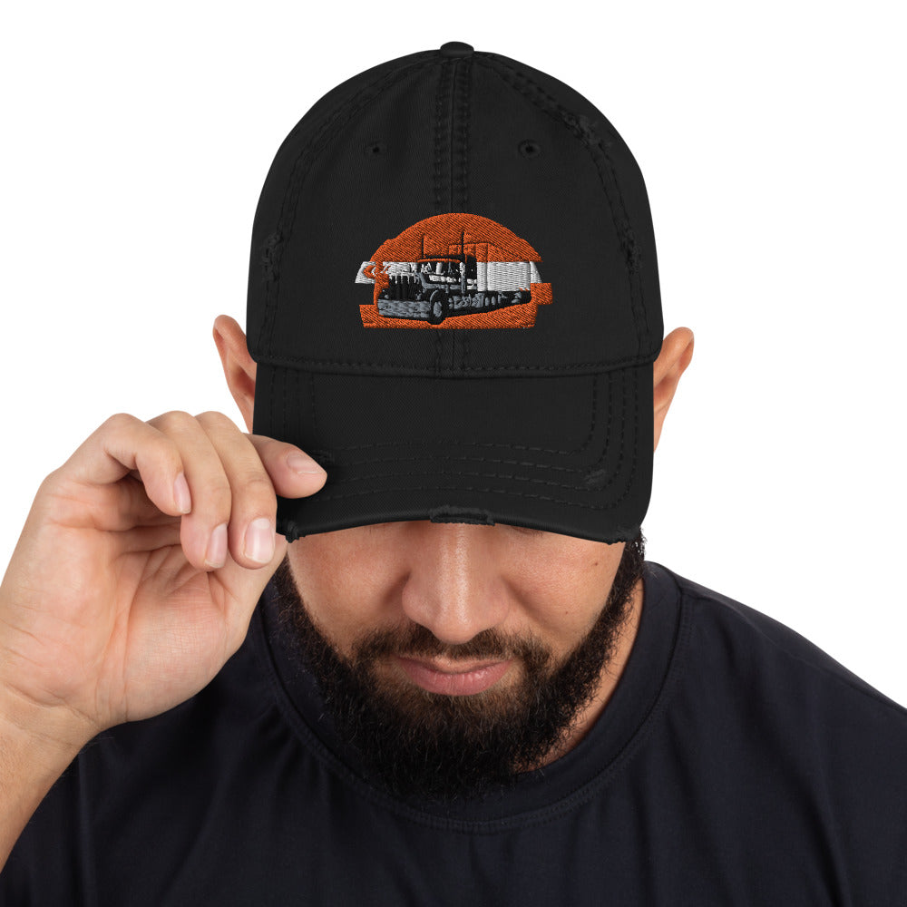 Colorful Truck Distressed Dad Hat