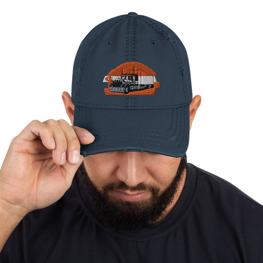 Colorful Truck Distressed Dad Hat