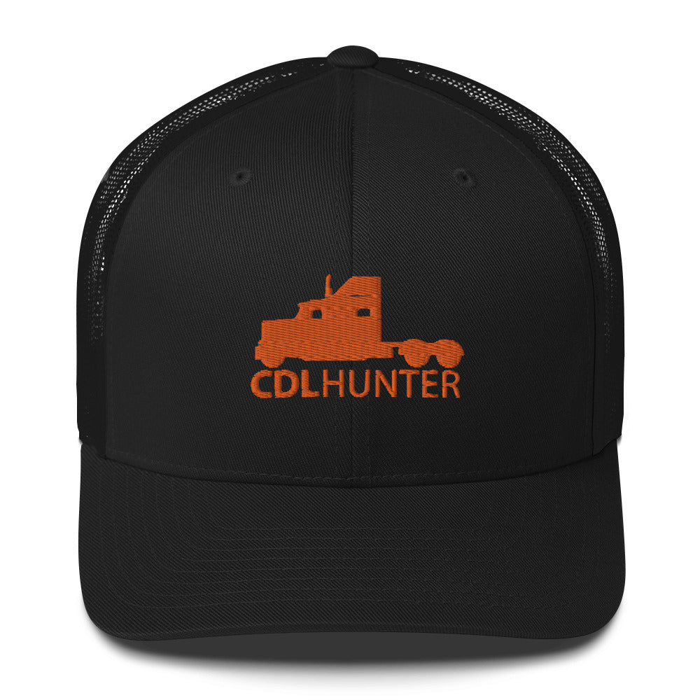 Orange CDLHunter Trucker Cap