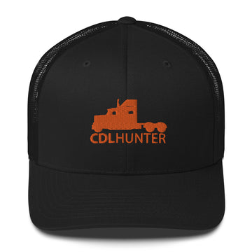 Orange CDLHunter Trucker Cap