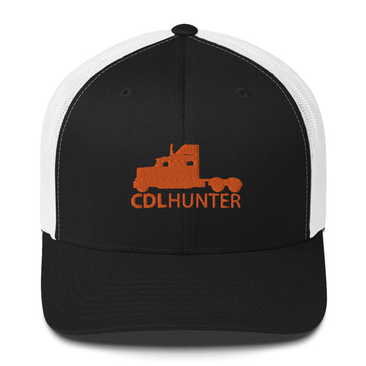 Orange CDLHunter Trucker Cap